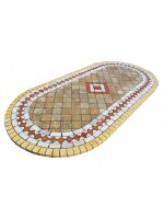 tavolo per esterno in mosaico