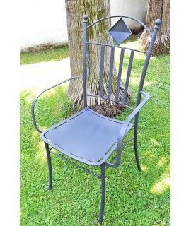 Iron chair Salerno