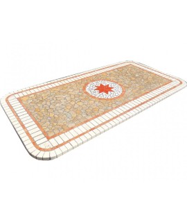 Mosaic table top 8056R free line