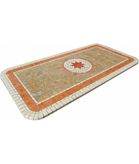Mosaic table top 8058R free line