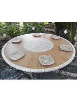 Piano da Tavolo in Mosaico Wood C