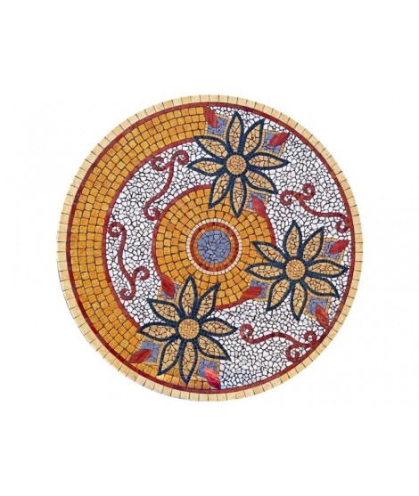 tavolo in mosaico per esterno giardino terrazzo